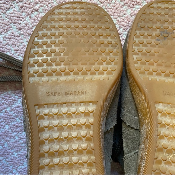 Isabel Marant Bobby Suede Wedge Sneakers - Picture 6 of 6